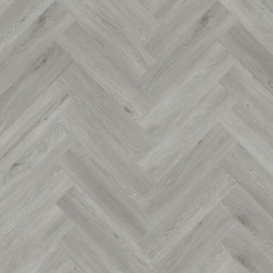 Luxura Herringbone Light Grey Oak Stickdown LVT