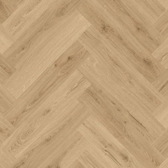 Luxura Herringbone Beige Oak Stickdown LVT